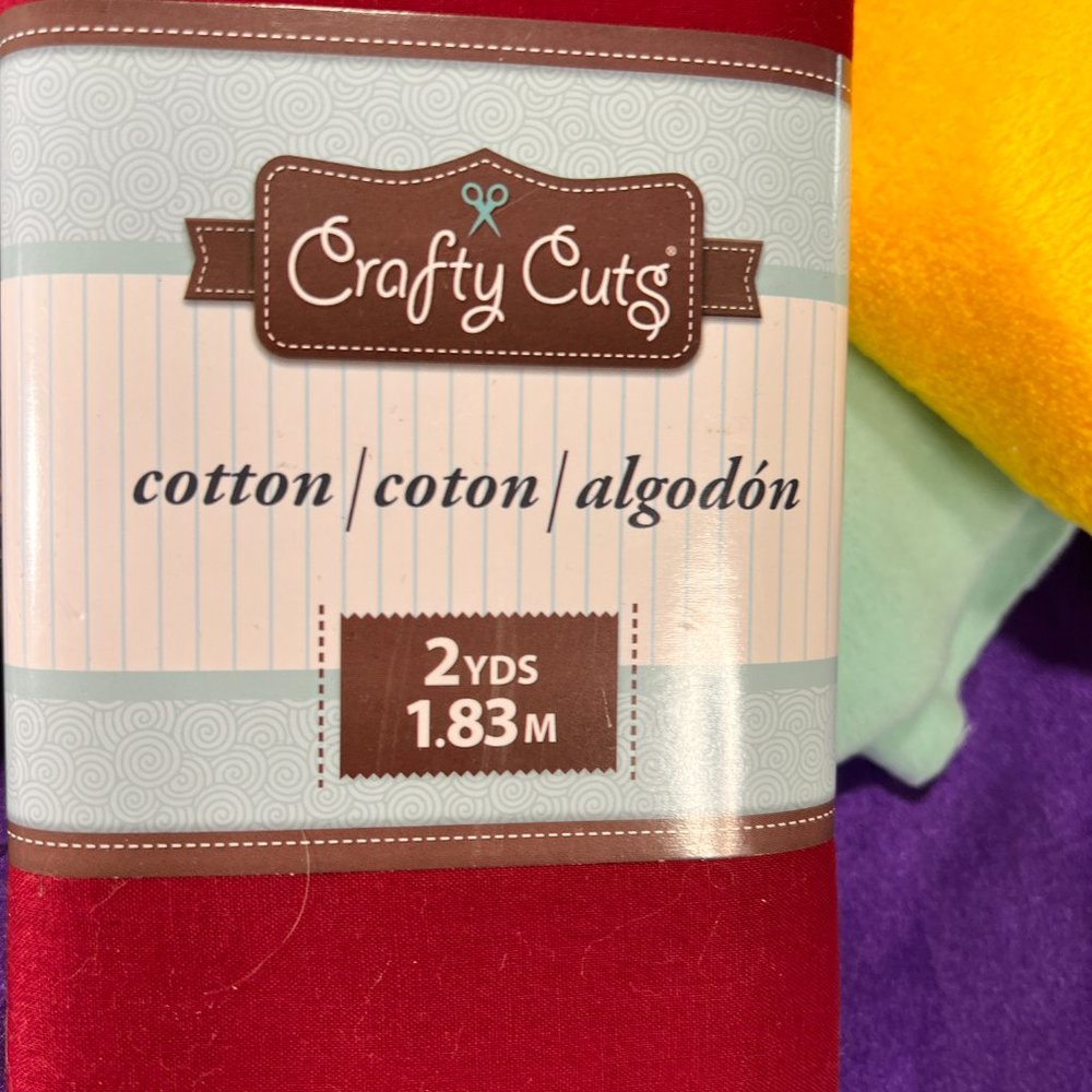 📌3.6 Pound Fabrics for Craft, Sewing, Quilt Smaller & Larger Pcs - Box 8 - Picture 2 of 6